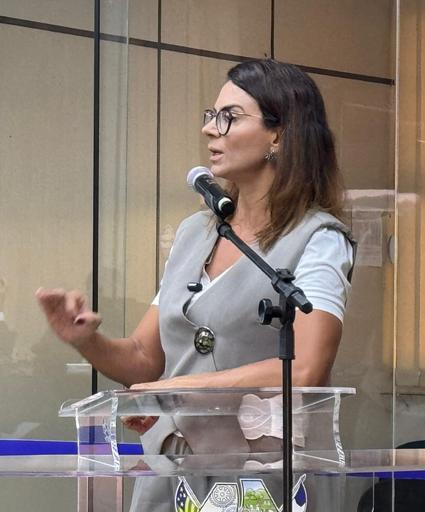 Juíza Sabrina Rampazzo falou sobre o combate à violência contra a mulher