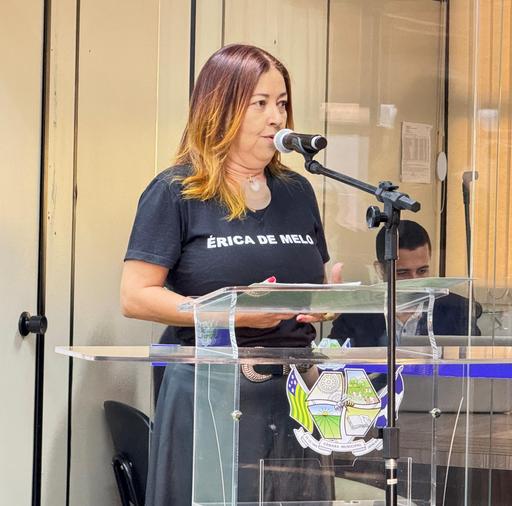 Léia Soares do Prado Gomes, gestora da Escola de Ensino Especial Érica de Melo Barbosa